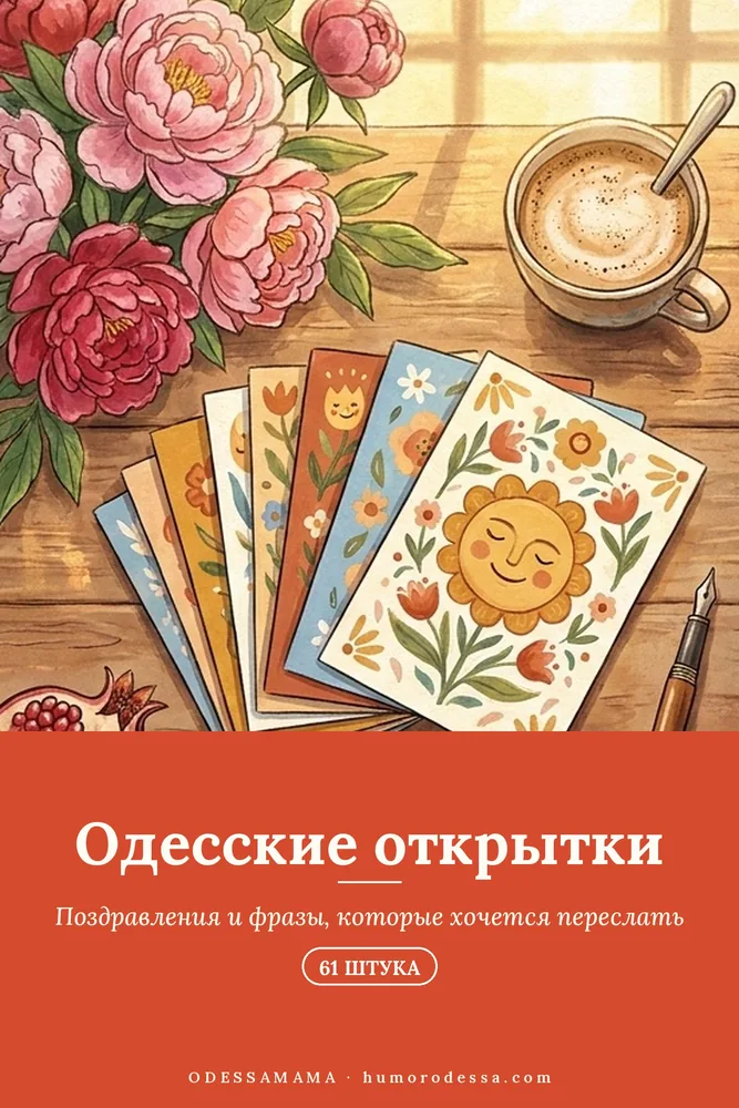 Одесская открытка с поздравлением
