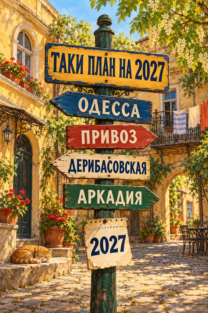 Планер «Таки план на 2027»: планер на год в одесском стиле